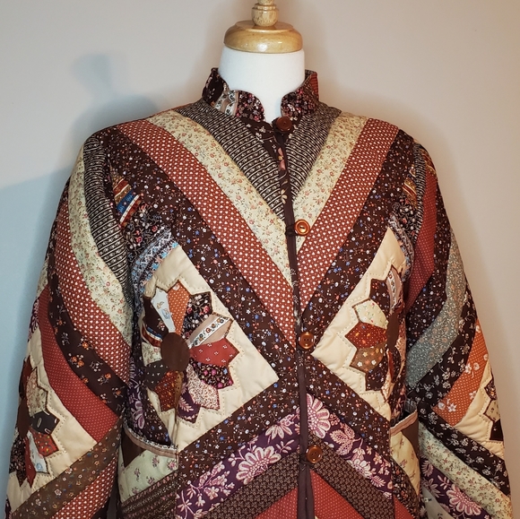 Patchwork Quilt Jacket - Picture 3 of 5